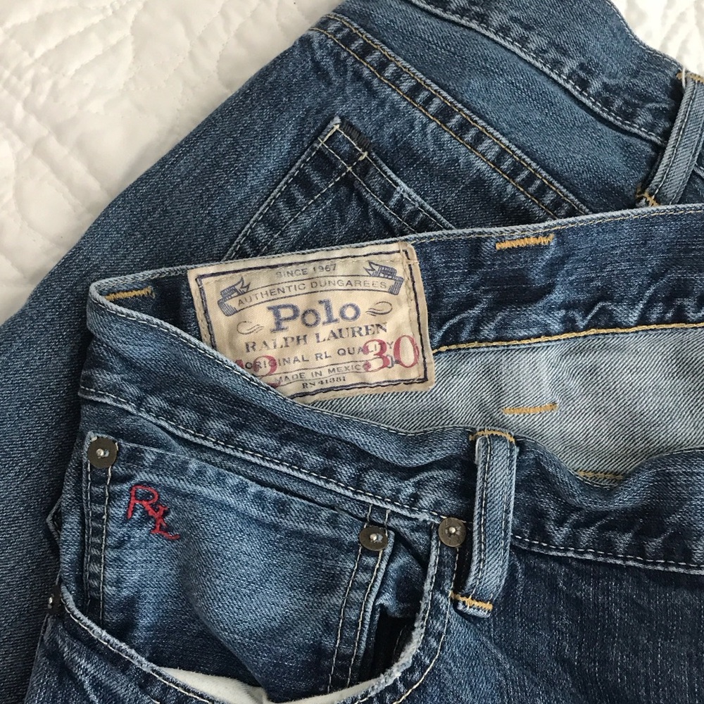 Ralph Lauren Men's Classic Denim Jeans - Picture 2 of 3